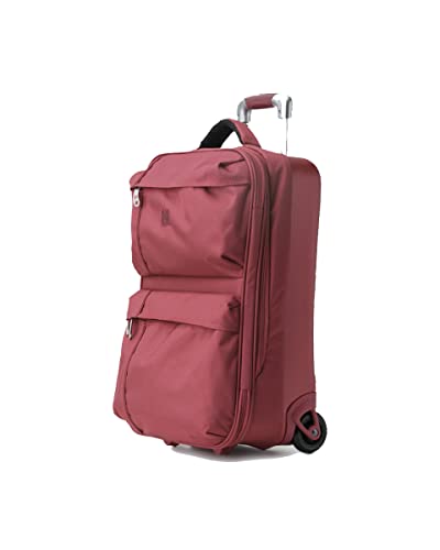 BIBA Reisekoffer mit Rollen Unisex aus Polyester+ABS, Mittel Koffer mit Trolley Travel Meri G MG24, Griffwagen, Reißverschluss, Polyester+ABS, Rote Farbe BIBA Reisekoffer mit Rollen Unisex aus Polyester+ABS, Mittel Koffer mit Trolley Travel Meri G MG24, Griffwagen, Reißverschluss, Polyester+ABS, Rote Farbe von Biba