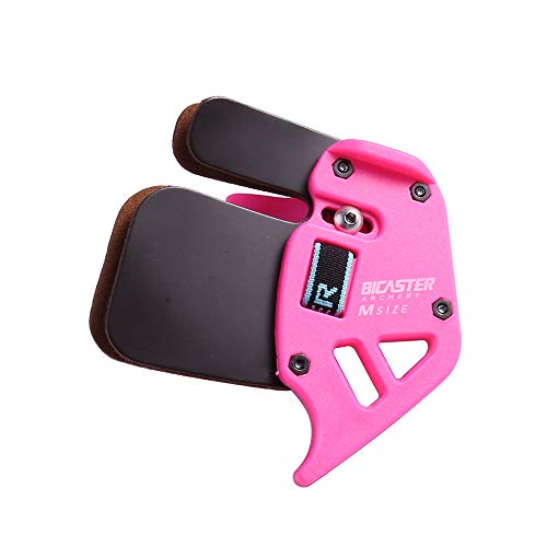 BICASTER Bogenschießen Fingerschutz aus echtem Leder, rechts, Rosa, Größe XS BICASTER Bogenschießen Fingerschutz aus echtem Leder, rechts, Rosa, Größe XS von BICASTER