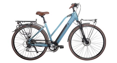 bicyklet camille elektro stadtfahrrad shimano acera altus 8s 504 wh 700 mm blau von Bicyklet