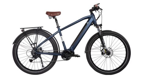 fahrrad raymond electric city fahrrad shimano acera 9s 504 wh 27 5   matt night blue von Bicyklet