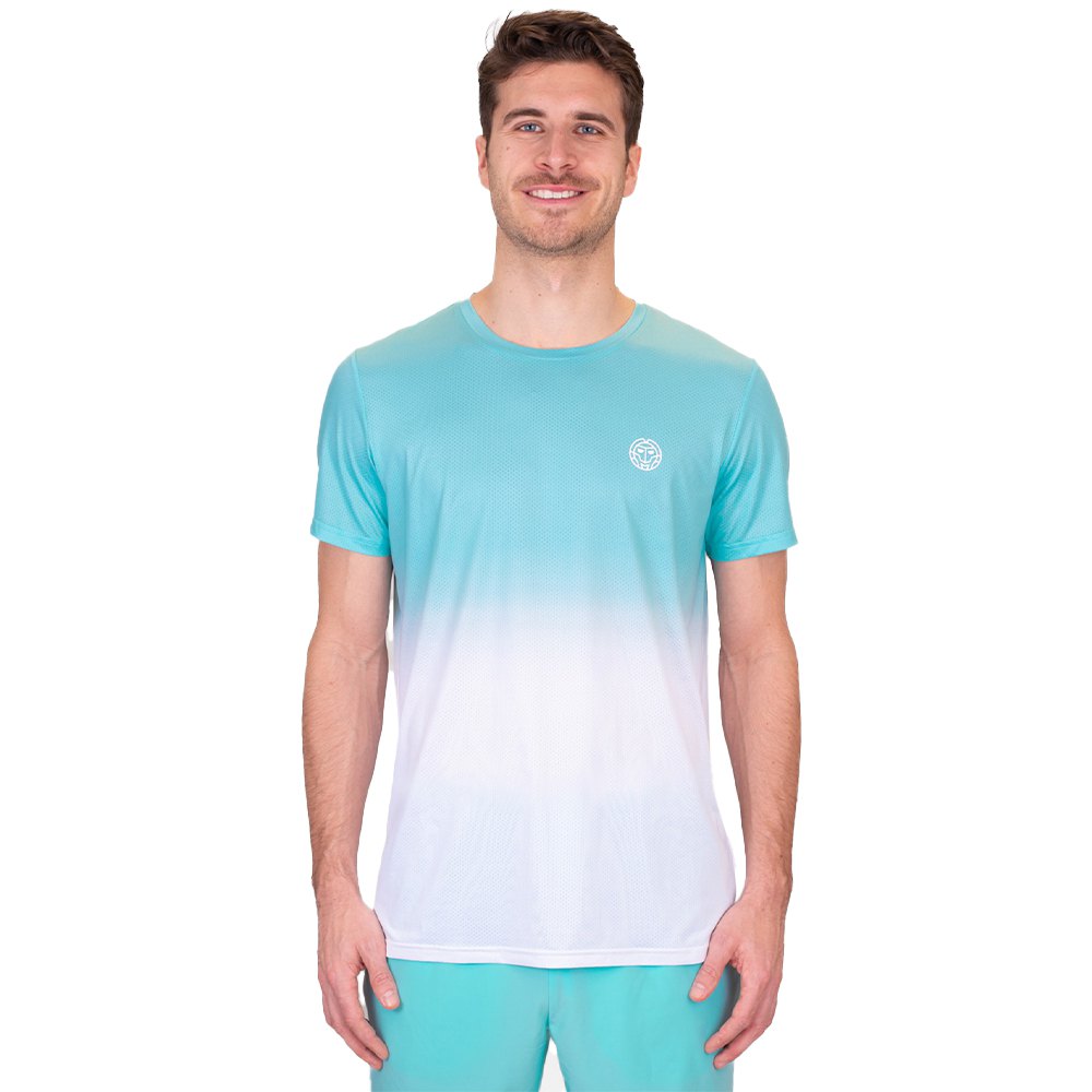 Bidi Badu Crew Gradiant Short Sleeve T-shirt Weiß,Blau M Mann Bidi Badu Crew Gradiant Short Sleeve T-shirt Weiß,Blau M Mann von Bidi Badu