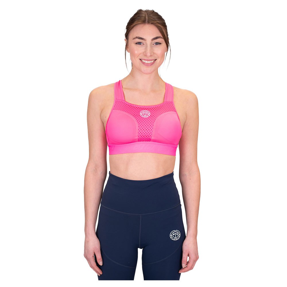 Bidi Badu Crew Sports Bra High Support Rosa XS Frau von Bidi Badu