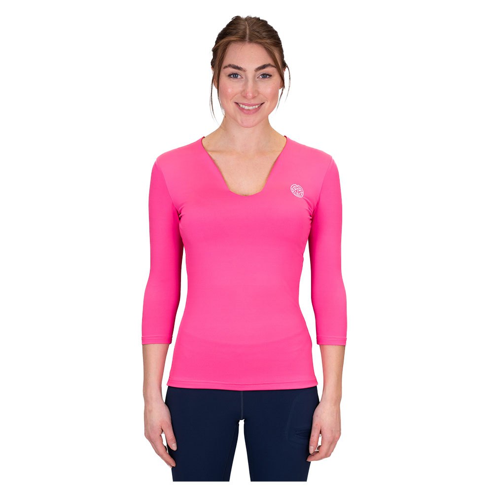 Bidi Badu Crew V-neck 3/4 Sleeve T-shirt Rosa L Frau Bidi Badu Crew V-neck 3/4 Sleeve T-shirt Rosa L Frau von Bidi Badu