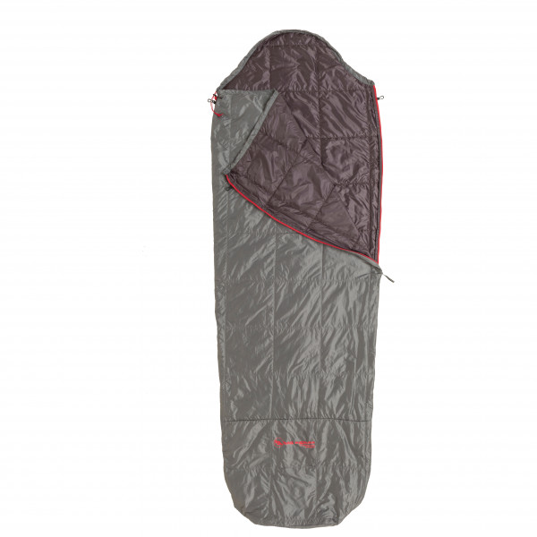 Big Agnes - Farrington Primaloft Left - Kunstfaserschlafsack Gr One Size grau von Big Agnes