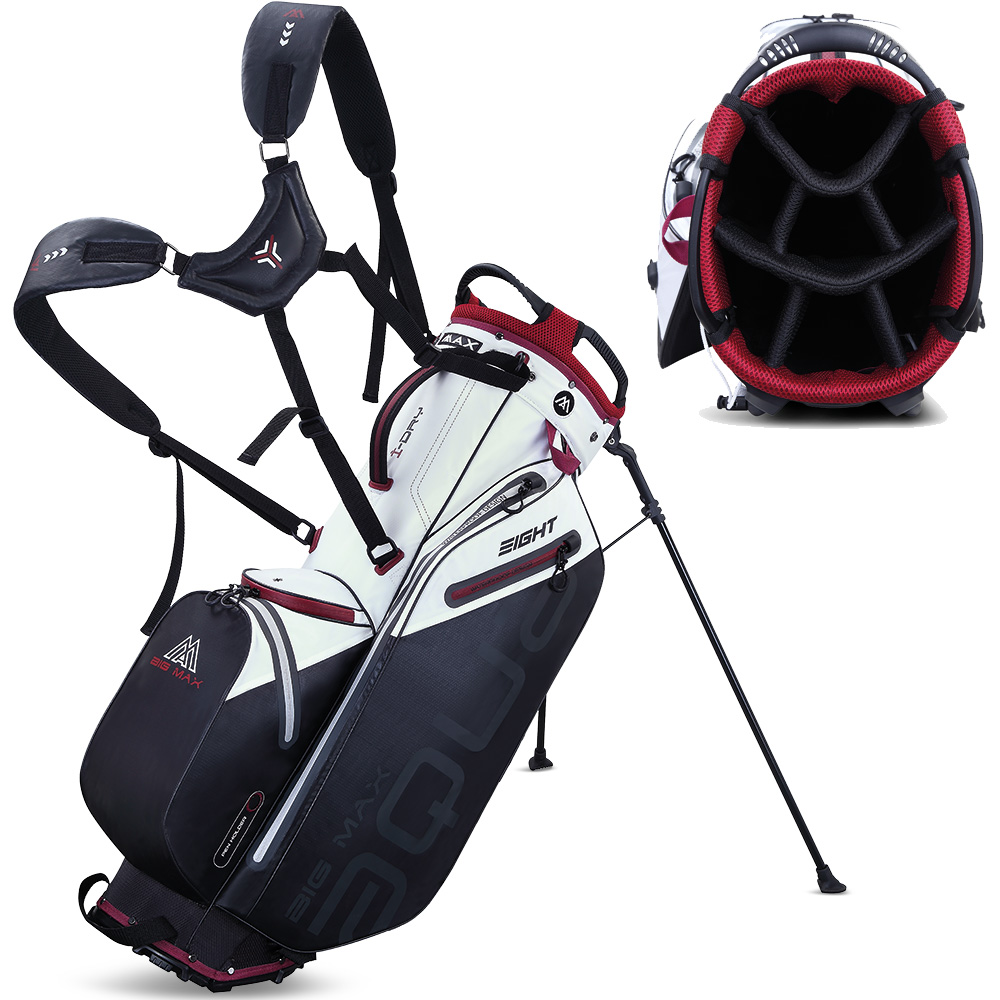'Big Max Aqua Eight G Standbag wasserdicht schwarz/weiss/rot' 'Big Max Aqua Eight G Standbag wasserdicht schwarz/weiss/rot' von Big Max