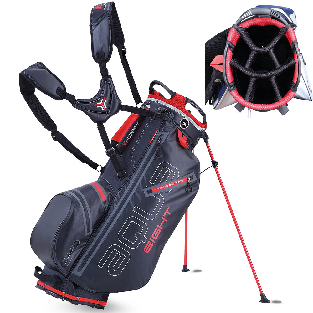 'Big Max Aqua Eight Standbag wasserdicht schwarz/rot' 'Big Max Aqua Eight Standbag wasserdicht schwarz/rot' von Big Max