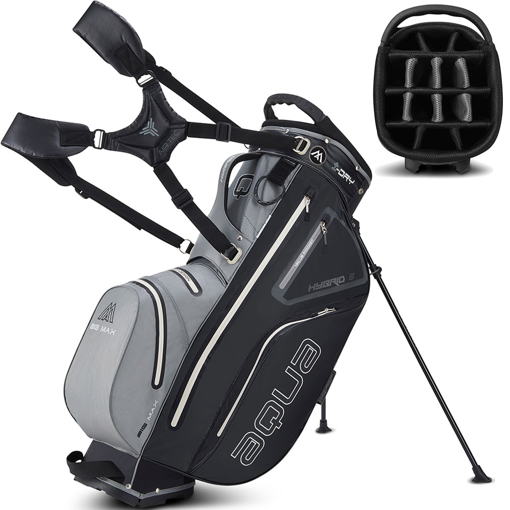 'Big Max Aqua Hybrid 3 Standbag grau/schwarz' 'Big Max Aqua Hybrid 3 Standbag grau/schwarz' von Big Max