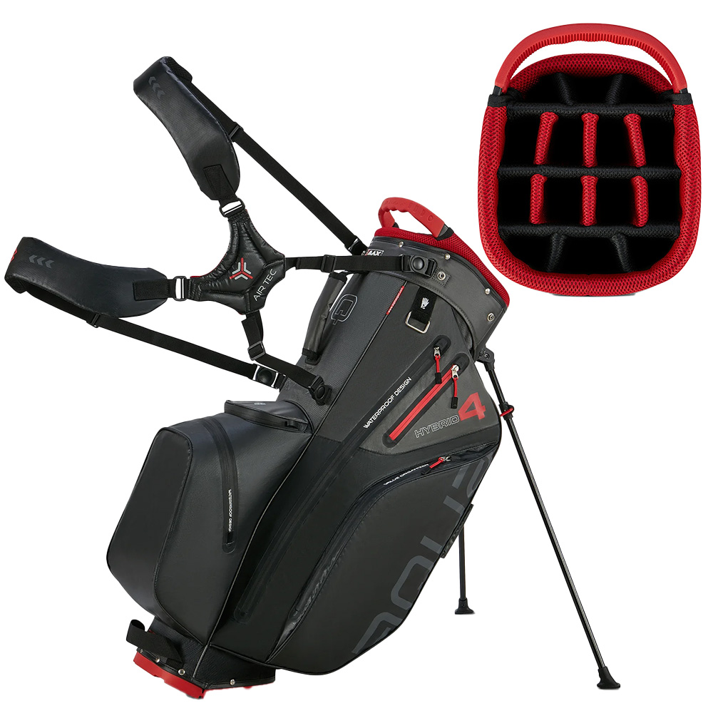 'Big Max Aqua Hybrid 4 Standbag schwarz/grau/rot' 'Big Max Aqua Hybrid 4 Standbag schwarz/grau/rot' von Big Max