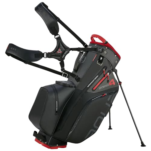 Big Max Aqua Hybrid 4 - Wasserdichte Golftasche - Cartbag - Schwarz Grau Big Max Aqua Hybrid 4 - Wasserdichte Golftasche - Cartbag - Schwarz Grau von Big Max