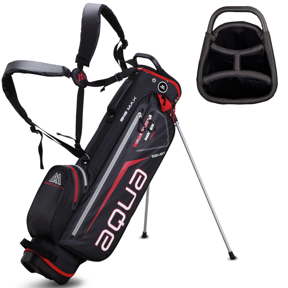 'Big Max Aqua Seven Standbag schwarz/rot' 'Big Max Aqua Seven Standbag schwarz/rot' von Big Max