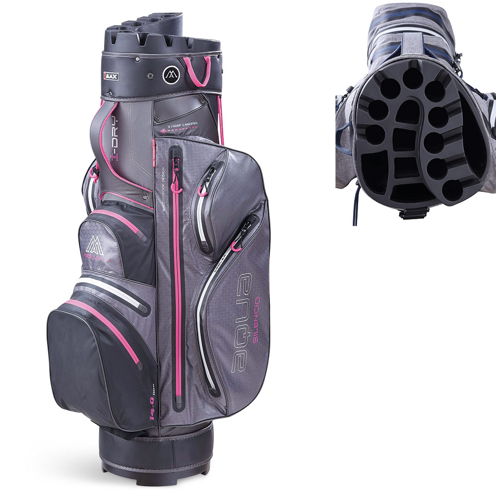 'Big Max Aqua Silencio 3 Cartbag grau/fuchsia' 'Big Max Aqua Silencio 3 Cartbag grau/fuchsia' von Big Max