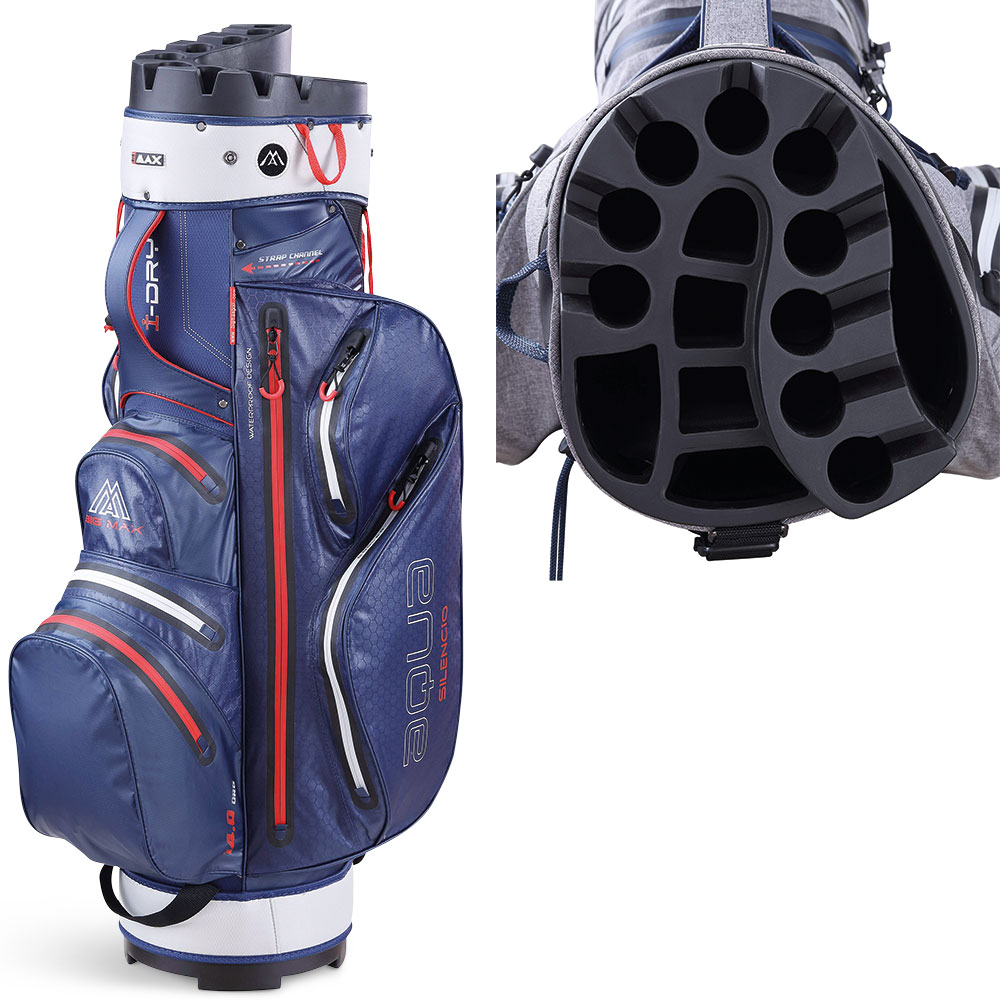 'Big Max Aqua Silencio 3 Cartbag navy/rot' 'Big Max Aqua Silencio 3 Cartbag navy/rot' von Big Max