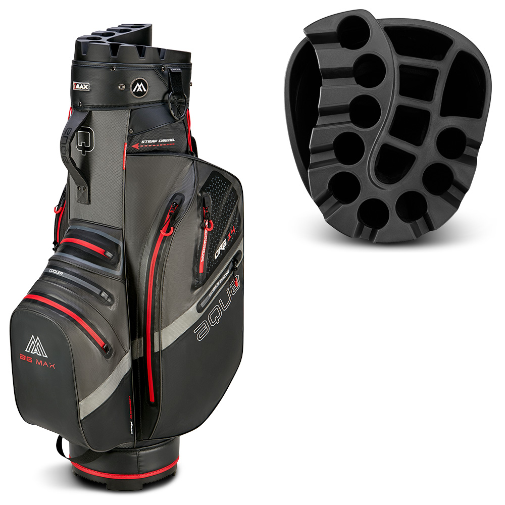 'Big Max Aqua Silencio 4 Cartbag grau/schwarz/rot' 'Big Max Aqua Silencio 4 Cartbag grau/schwarz/rot' von Big Max