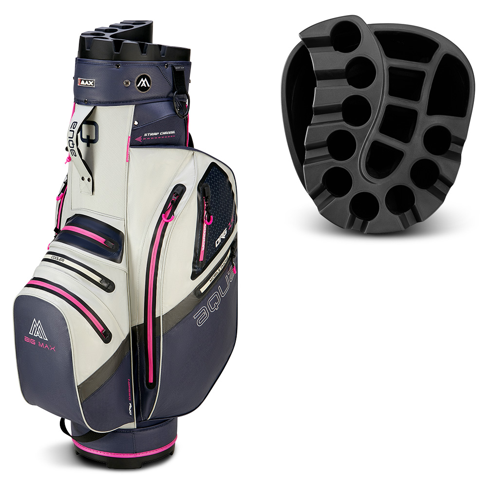 'Big Max Aqua Silencio 4 Cartbag navy/hellgrau/fuchsia' 'Big Max Aqua Silencio 4 Cartbag navy/hellgrau/fuchsia' von Big Max