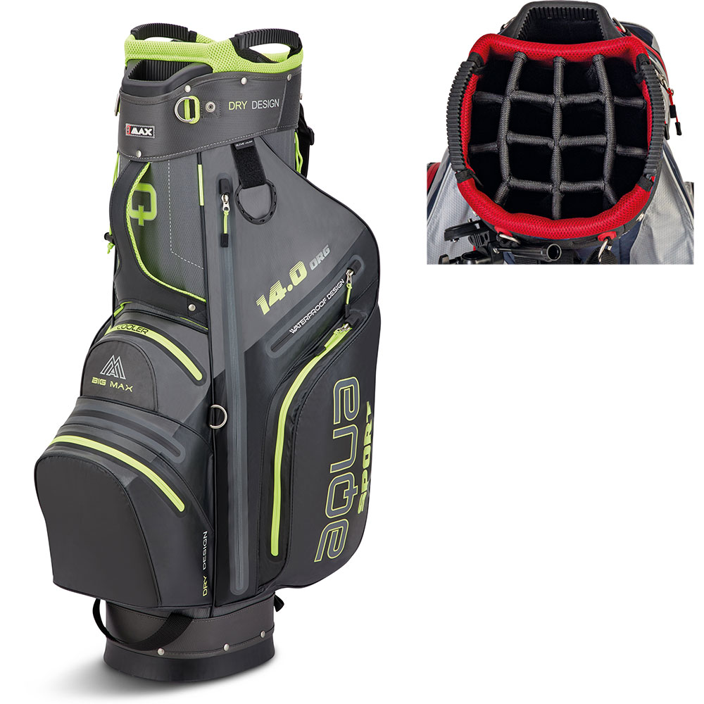 'Big Max Aqua Sport 3 Cartbag grau/lime' von Big Max