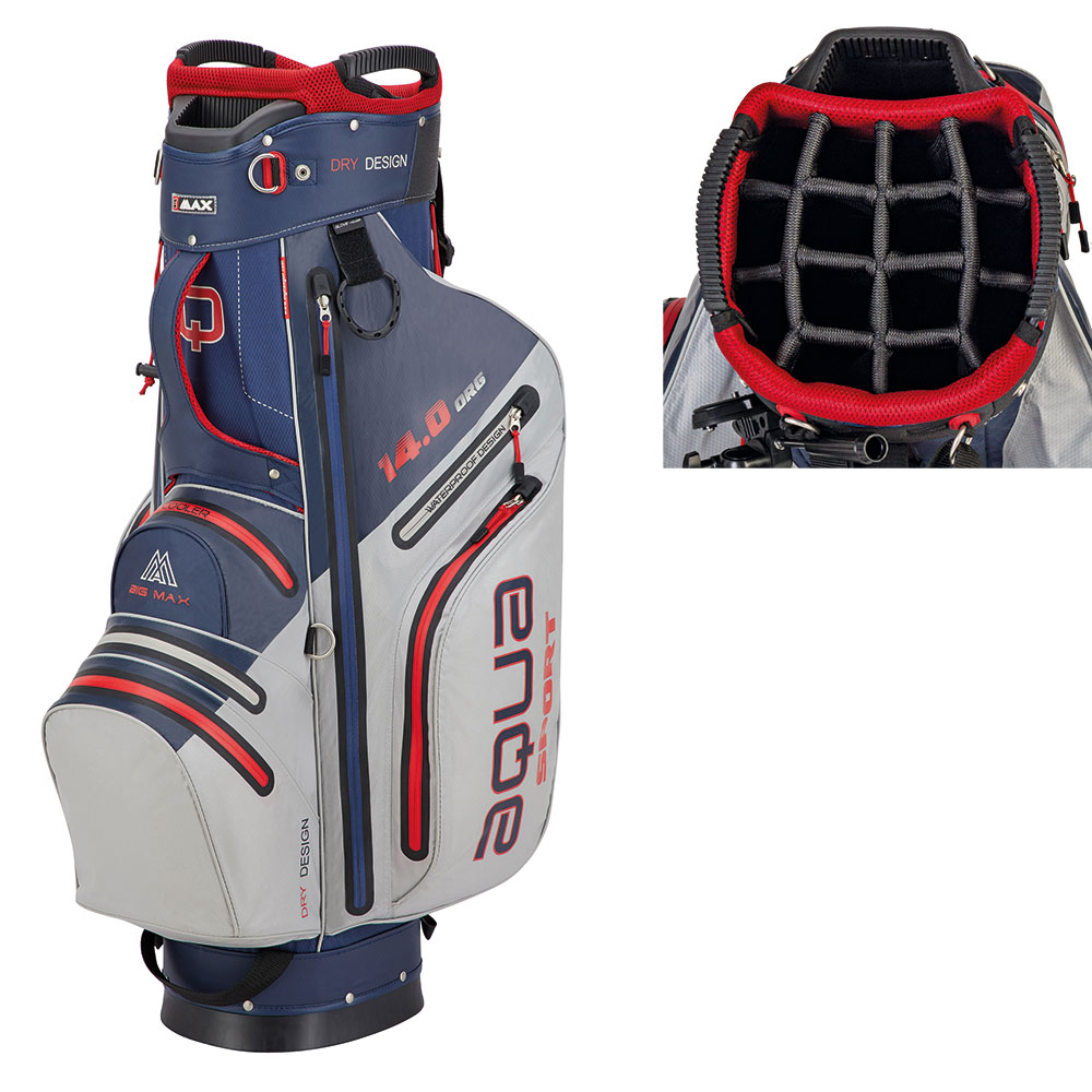 'Big Max Aqua Sport 3 Cartbag grau/navy/rot' 'Big Max Aqua Sport 3 Cartbag grau/navy/rot' von Big Max