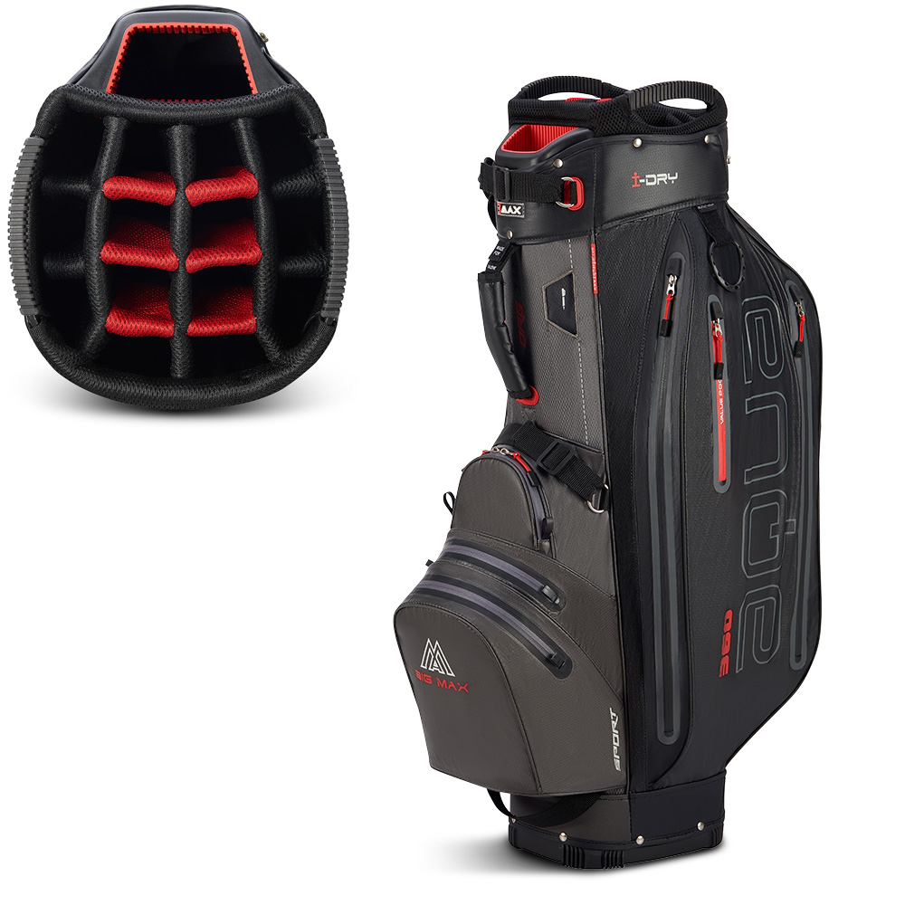 'Big Max Aqua Sport 360 Cartbag schwarz/grau/rot' 'Big Max Aqua Sport 360 Cartbag schwarz/grau/rot' von Big Max