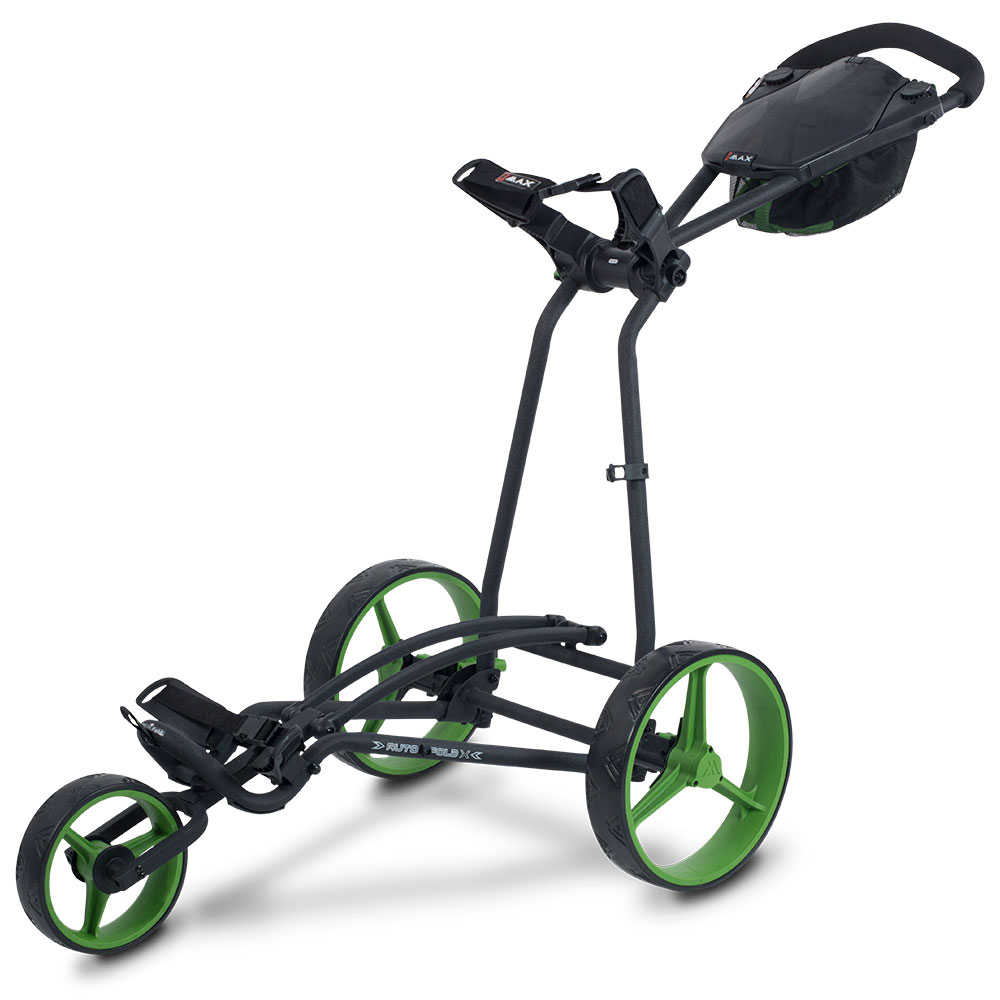 'Big Max Autofold X 3-Rad Trolley schwarz/lime' von Big Max