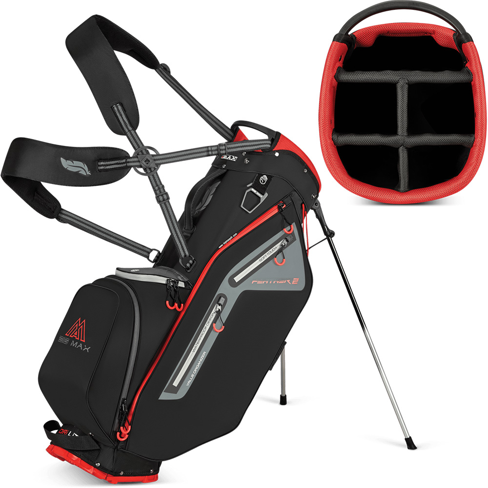 'Big Max Dri Lite Feather 2 Standbag schwarz/rot' 'Big Max Dri Lite Feather 2 Standbag schwarz/rot' von Big Max