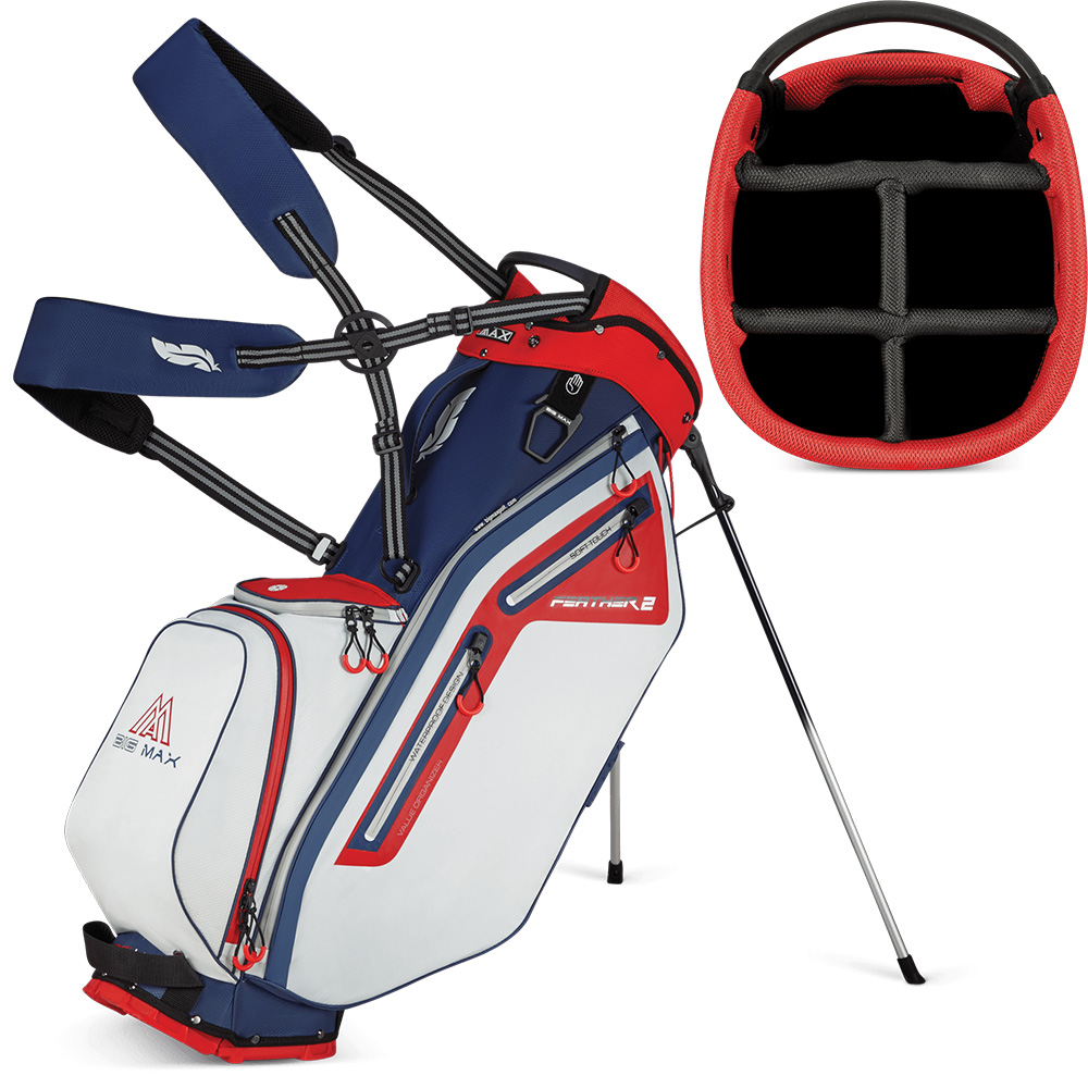 'Big Max Dri Lite Feather 2 Standbag weiss/navy/rot' 'Big Max Dri Lite Feather 2 Standbag weiss/navy/rot' von Big Max
