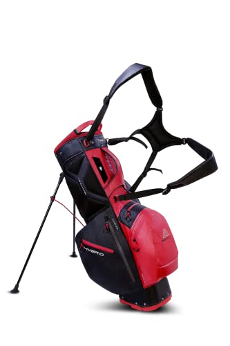 Big Max Dri Lite HYBRID 2 Golf Cartbag & Standbag - Wasserabweisend Rot von Big Max