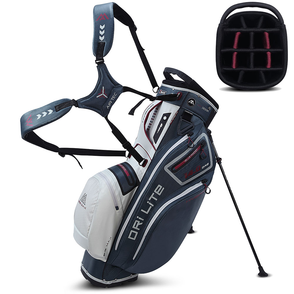 'Big Max Dri Lite Hybrid 2 Standbag weiss/blau/rot' 'Big Max Dri Lite Hybrid 2 Standbag weiss/blau/rot' von Big Max