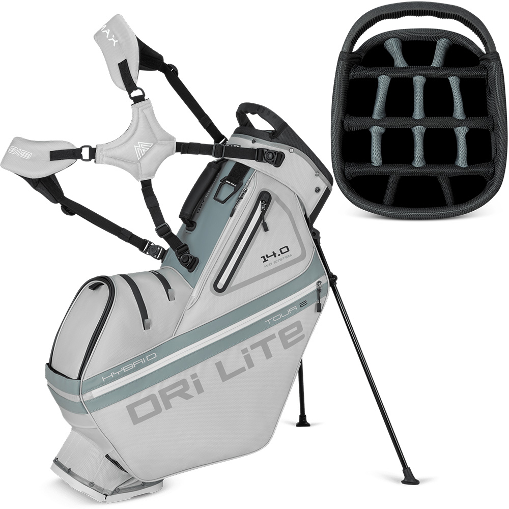 'Big Max Dri Lite Hybrid Tour 2 Standbag grau' 'Big Max Dri Lite Hybrid Tour 2 Standbag grau' von Big Max