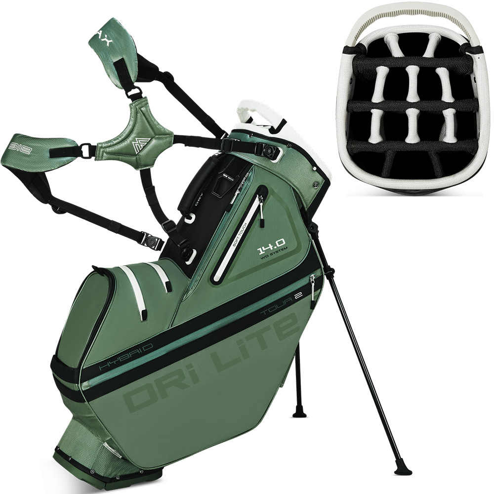'Big Max Dri Lite Hybrid Tour 2 Standbag oliv' 'Big Max Dri Lite Hybrid Tour 2 Standbag oliv' von Big Max