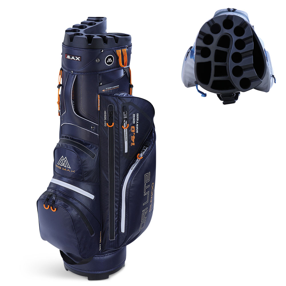 'Big Max Dri Lite Silencio Cartbag navy/orange' 'Big Max Dri Lite Silencio Cartbag navy/orange' von Big Max