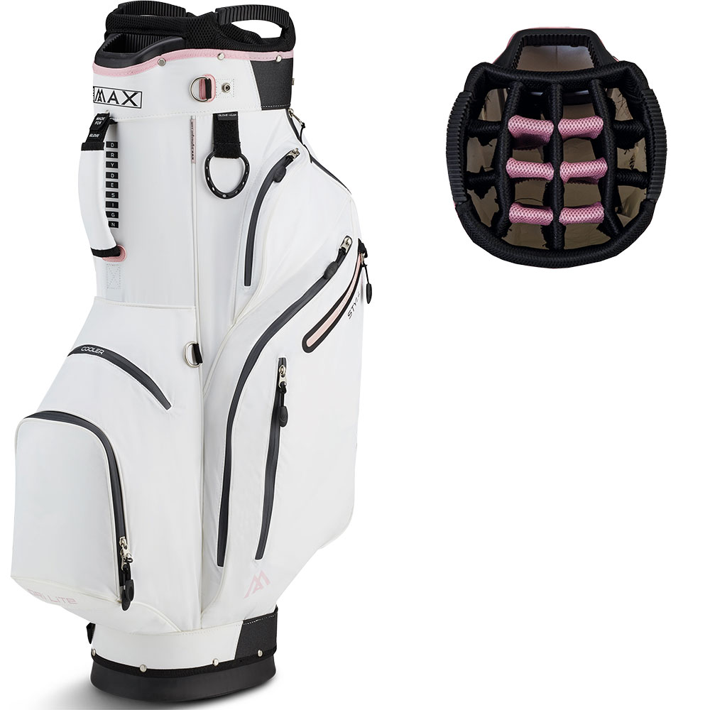 'Big Max Dri Lite Style 360 Cartbag weiss/pink' 'Big Max Dri Lite Style 360 Cartbag weiss/pink' von Big Max