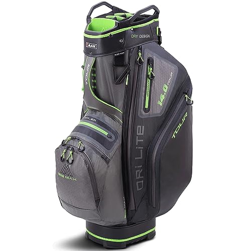 Big Max Dri Lite Tour Cartbag grau/schwarz/Lime Big Max Dri Lite Tour Cartbag grau/schwarz/Lime von Big Max