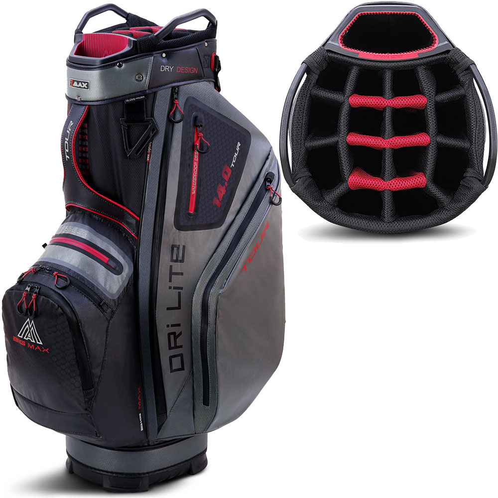 'Big Max Dri Lite Tour Cartbag schwarz/grau/rot' 'Big Max Dri Lite Tour Cartbag schwarz/grau/rot' von Big Max