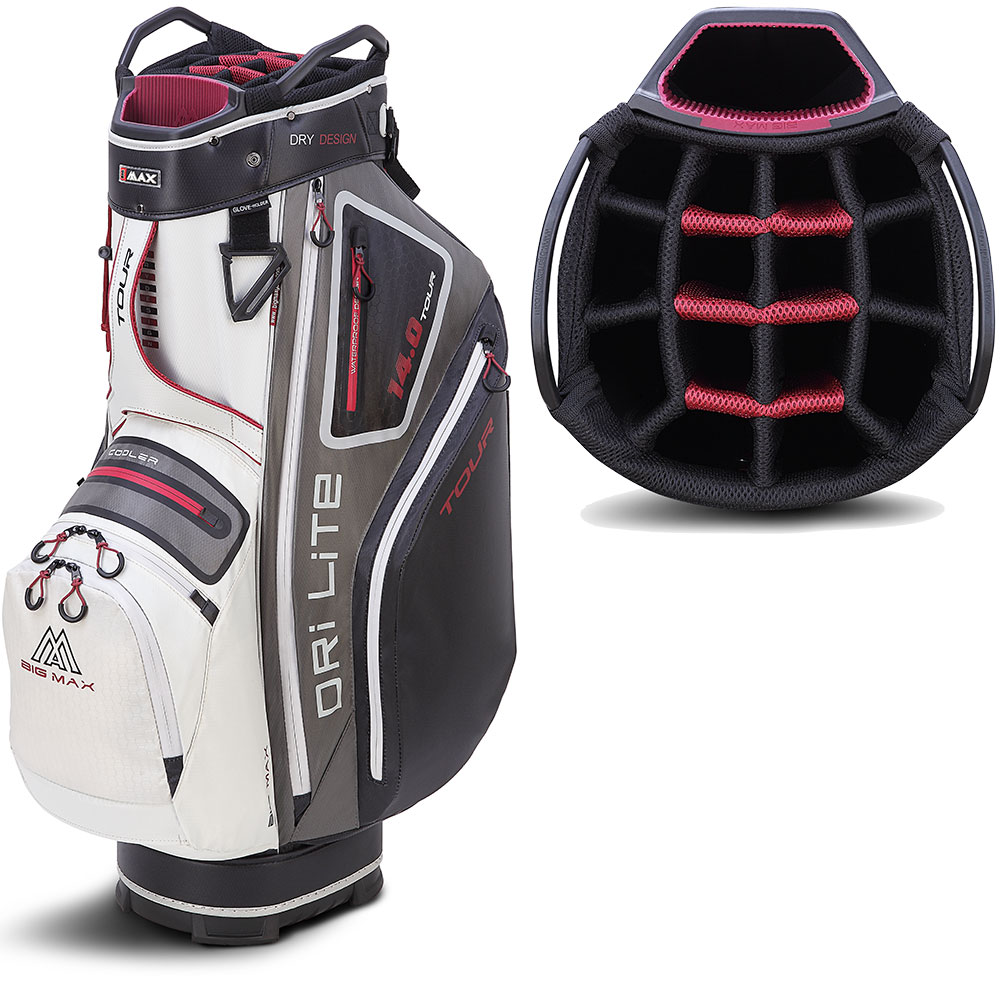 'Big Max Dri Lite Tour Cartbag weiss/grau/rot' 'Big Max Dri Lite Tour Cartbag weiss/grau/rot' von Big Max