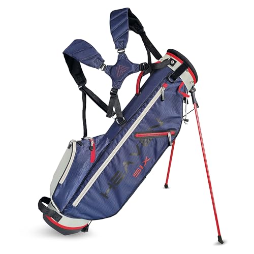 Big Max Golf Standbag Heaven SIX Navy-Silver-red von Big Max