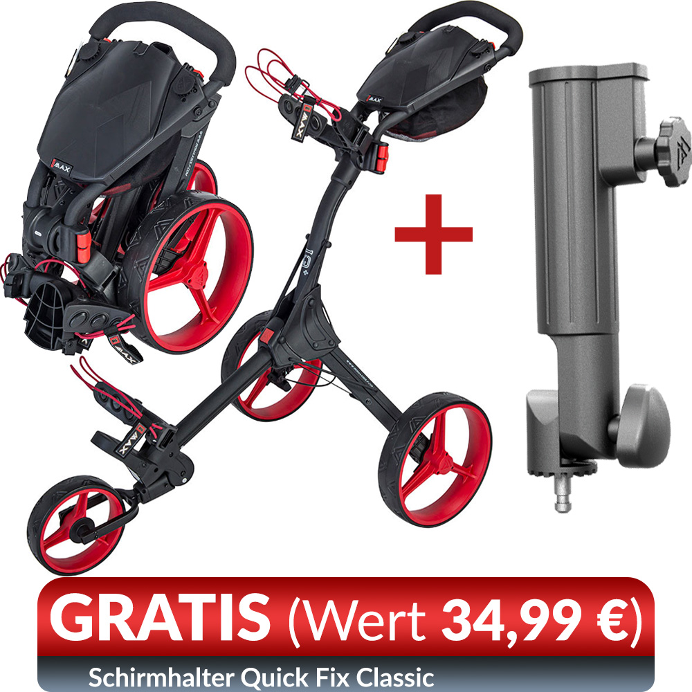 'Big Max IQ Plus 3 Rad Trolley schwarz/rot' von Big Max