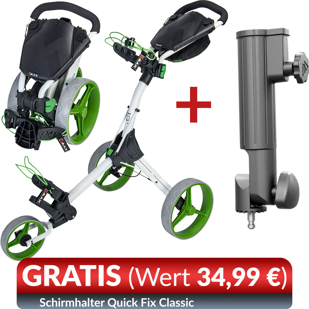 'Big Max IQ Plus 3 Rad Trolley weiss/lime' von Big Max