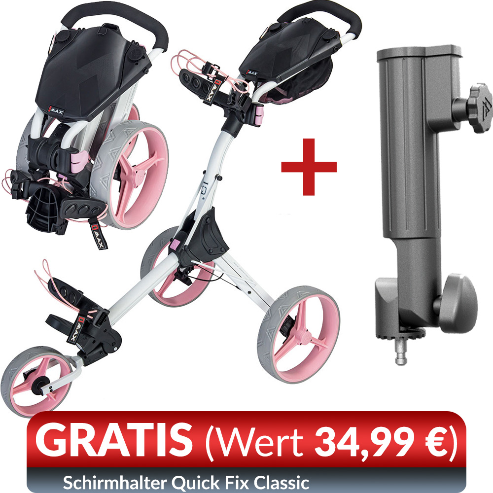 'Big Max IQ Plus 3 Rad Trolley weiss/pink' von Big Max