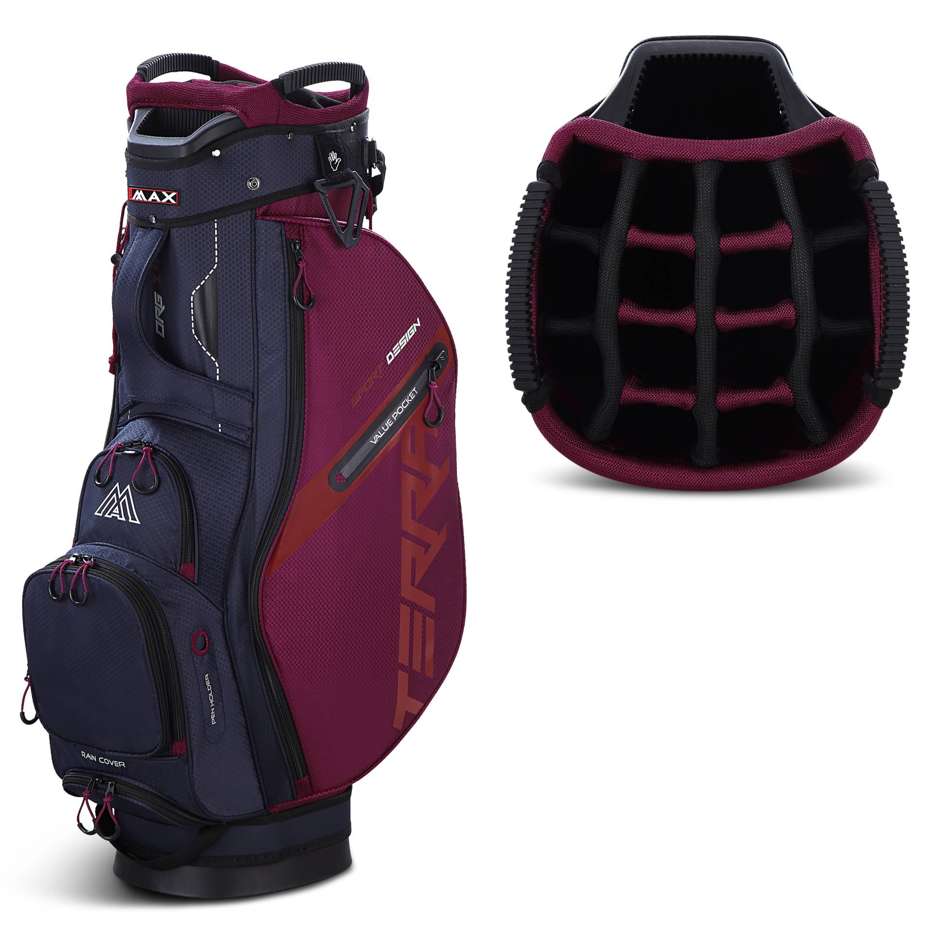 'Big Max Terra Sport Cartbag navy/rot' 'Big Max Terra Sport Cartbag navy/rot' von Big Max