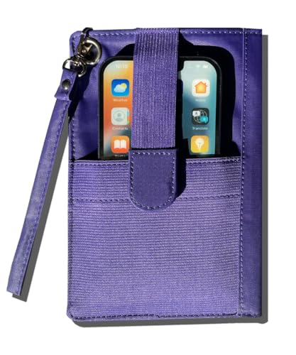 Big Skinny Damen Plus Myphone Bi Fold Slim Plum Dot Wallet Wristlet, Lila Big Skinny Damen Plus Myphone Bi Fold Slim Plum Dot Wallet Wristlet, Lila von Big Skinny