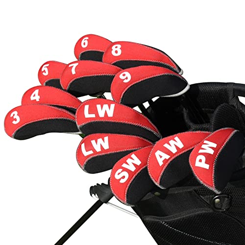 Big Teeth Golfschlägerhauben aus Neopren, für Titleist Callaway Ping TaylorMade, 12 Stück Big Teeth Golfschlägerhauben aus Neopren, für Titleist Callaway Ping TaylorMade, 12 Stück von Big Teeth