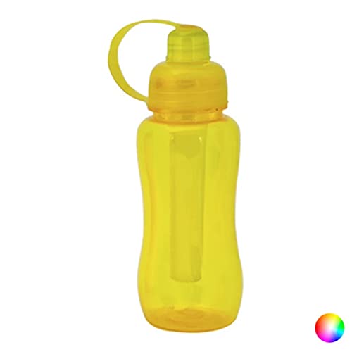 BigBuy Outdoor 143982 Trinkflasche aus Polystyrol (600 Milliliter), Gelb, Unisex-Erwachsene, Einheitsgröße von BigBuy Outdoor