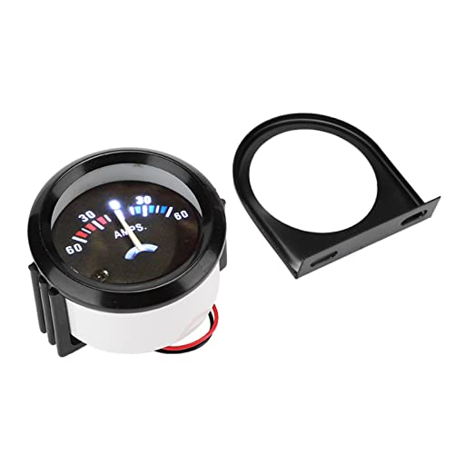 Auto-Amperemeter, 2 Zoll 52 Mm Auto-Amperemeter Voltmeter 60-0-60a AMP Gauge Voltmeter Für Modificaton von BigKing