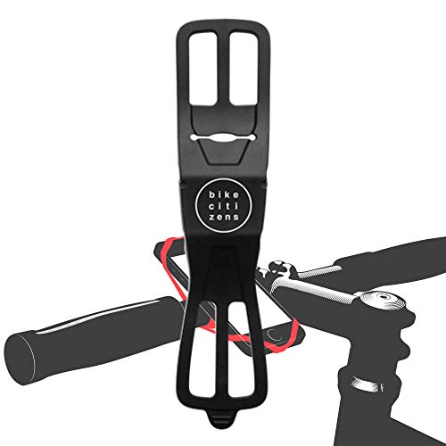 Bike Citizens Finn - Die universelle Smartphone Halterung für jedes Fahrrad und jedes Handy! Mit Fahrrad Navigation - Handy Halter für das Fahrrad, MTB oder Rennrad (Schwarz) von Bike Citizens