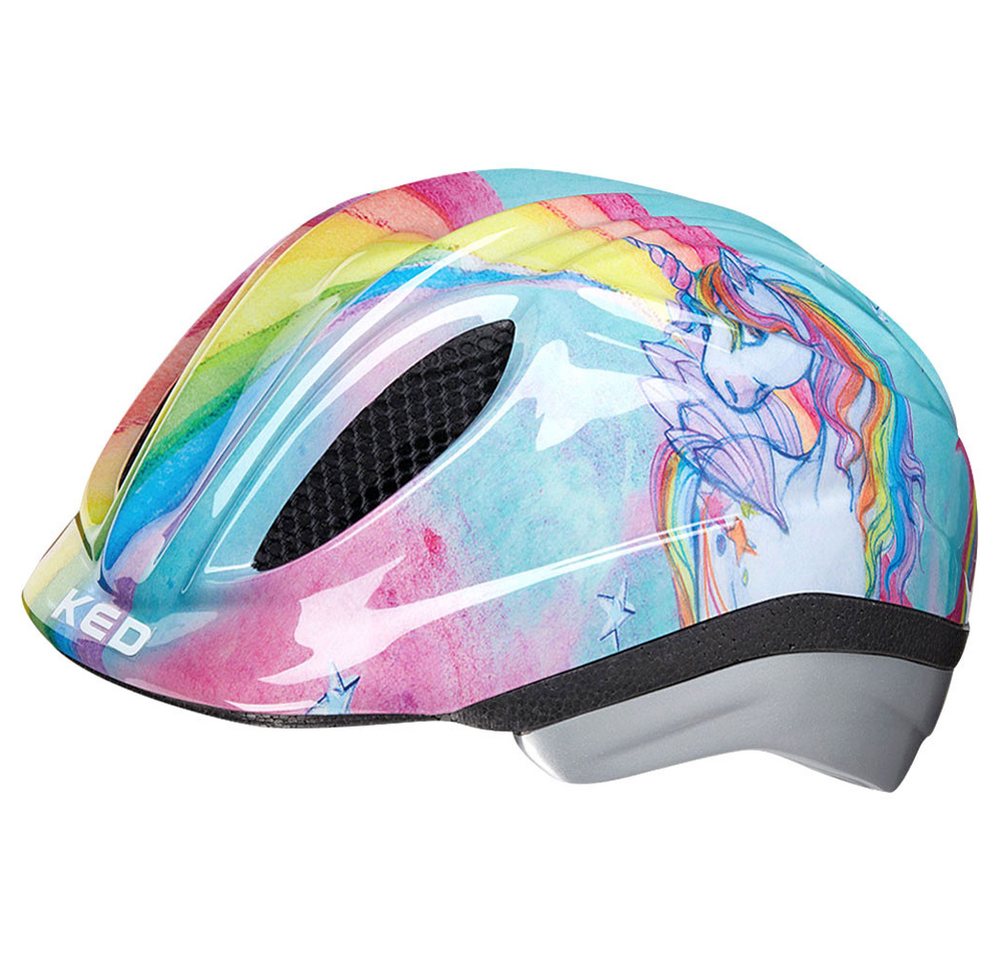 Bike Fashion Fahrradhelm Bike Fashion Kinderhelm Einhorn Paradies integr. Insektenschutznetz XS von Bike Fashion