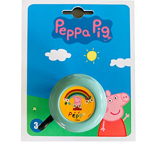 Bike Fashion Unisex Jugend Peppa Pig Kinderklingel, Mint, One Size, Ø 55mm Bike Fashion Unisex Jugend Peppa Pig Kinderklingel, Mint, One Size, Ø 55mm von Bike Fashion