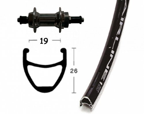 Bike-Parts Unisex – Erwachsene H-Rad 75Schr ZKR Laufrad, Silber, 1size Bike-Parts Unisex – Erwachsene H-Rad 75Schr ZKR Laufrad, Silber, 1size von Bike-Parts