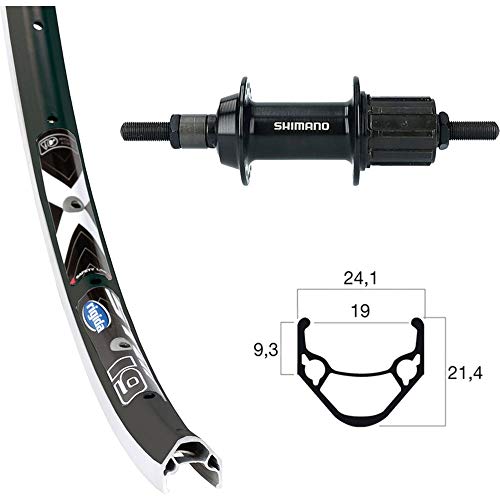 Bike-Parts Unisex – Erwachsene Laufräder-2146455900 Laufräder, schw/silb, One Size Bike-Parts Unisex – Erwachsene Laufräder-2146455900 Laufräder, schw/silb, One Size von Bike-Parts