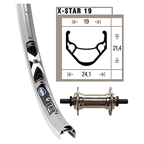 Bike-Parts Unisex – Erwachsene V-Rad 75Alu Starr Laufrad, Silber, 1size Bike-Parts Unisex – Erwachsene V-Rad 75Alu Starr Laufrad, Silber, 1size von Bike-Parts