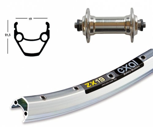 Bike-Parts Unisex – Erwachsene V-Rad 75Alunabe Laufrad, Silber, 1size Bike-Parts Unisex – Erwachsene V-Rad 75Alunabe Laufrad, Silber, 1size von Bike-Parts