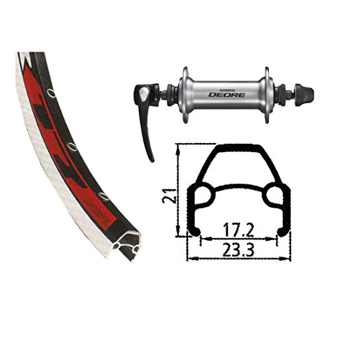 Bike-Parts Unisex – Erwachsene V-Rad 75Deore Laufrad, Silber, 1size Bike-Parts Unisex – Erwachsene V-Rad 75Deore Laufrad, Silber, 1size von Bike-Parts